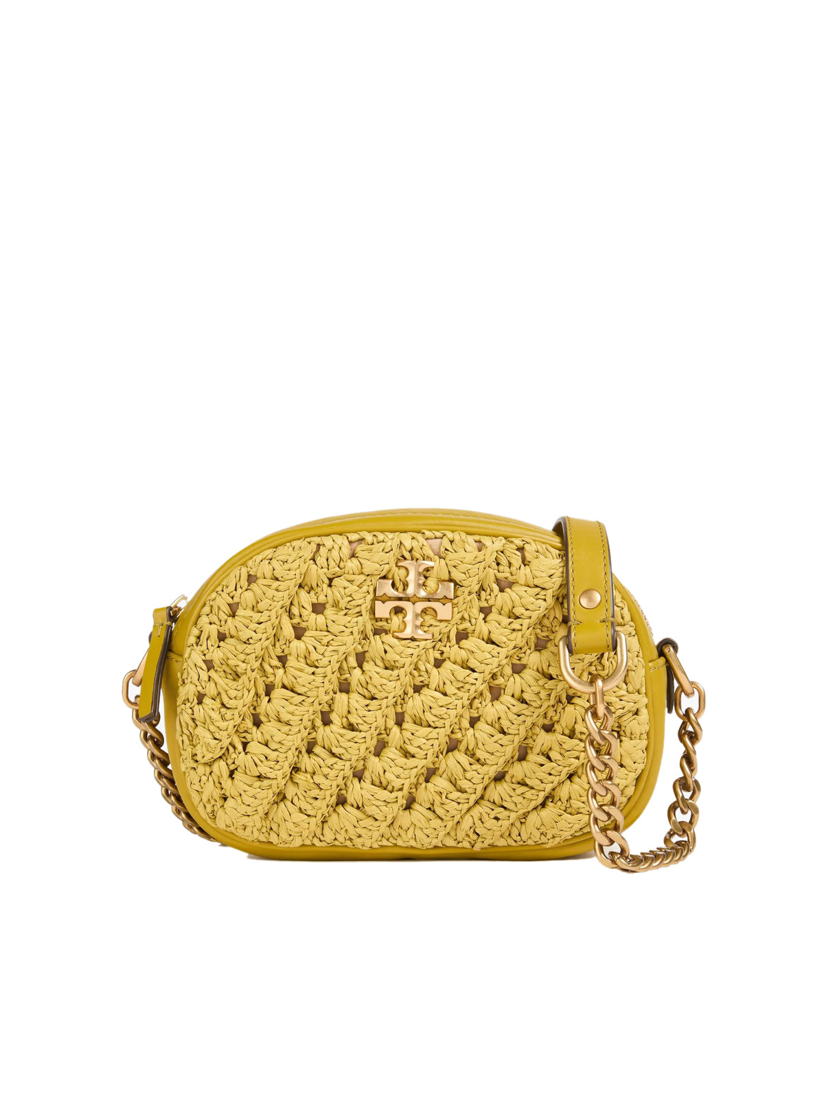 TORY BURCH Mini Crochet Logo Camera Handbag - 20x13x6 cm