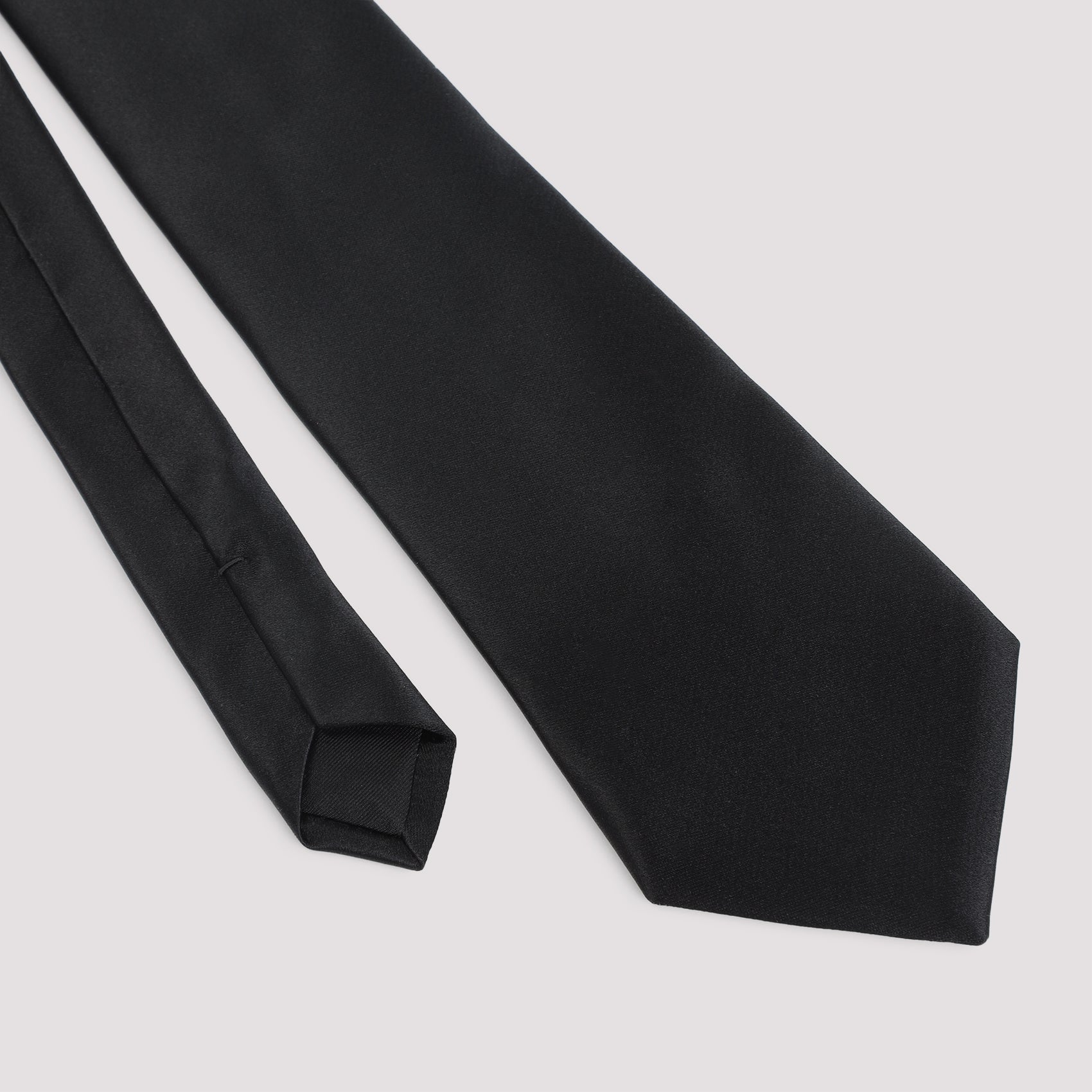 SAINT LAURENT Satin Tie for Women - FW25 Collection