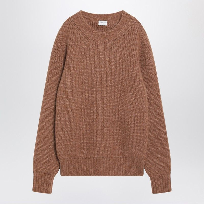 SAINT LAURENT Oversized Crew Neck Sweater