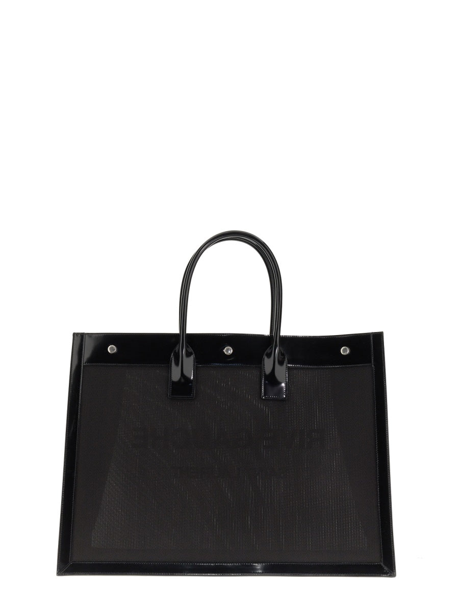 SAINT LAURENT Medium Rive Gauche Tote Handbag