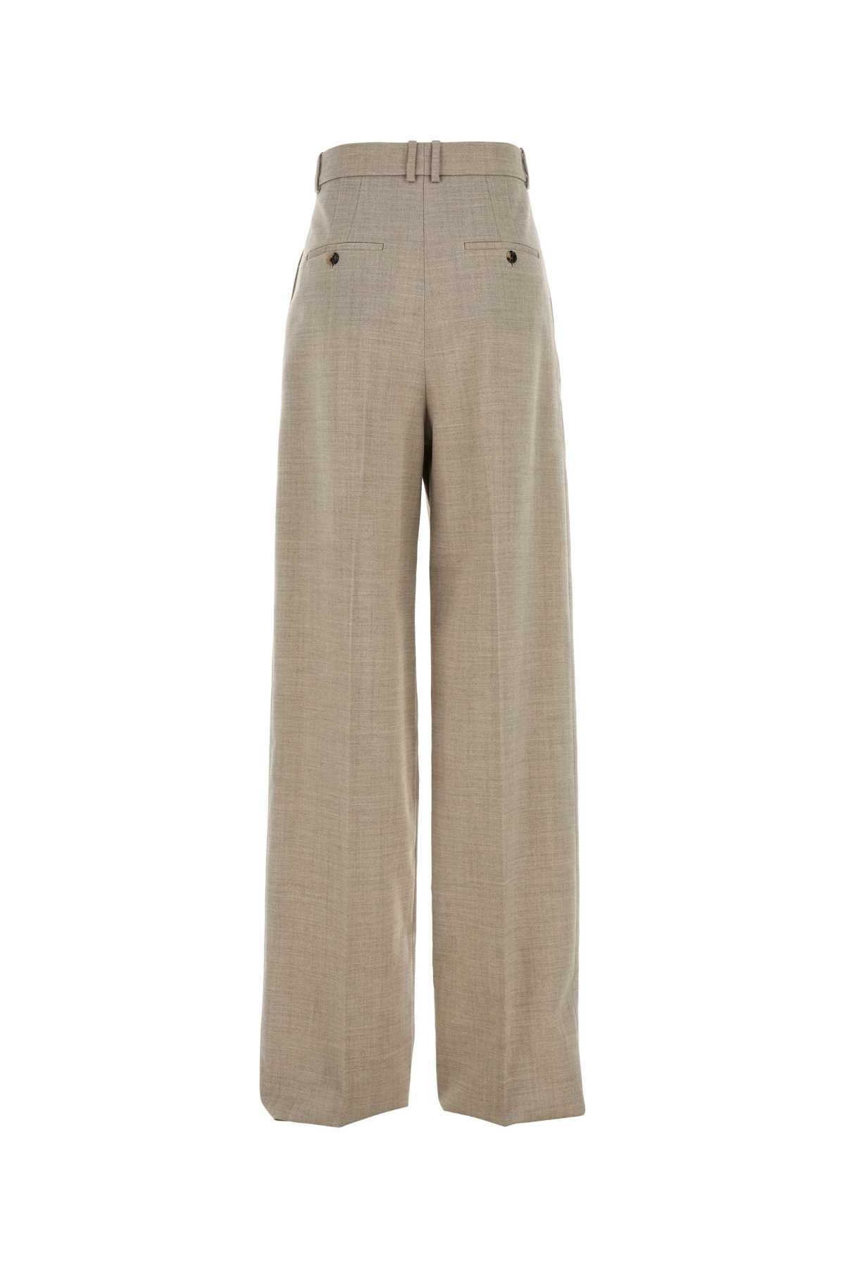 SAINT LAURENT Wide-Leg Wool Pants for Women