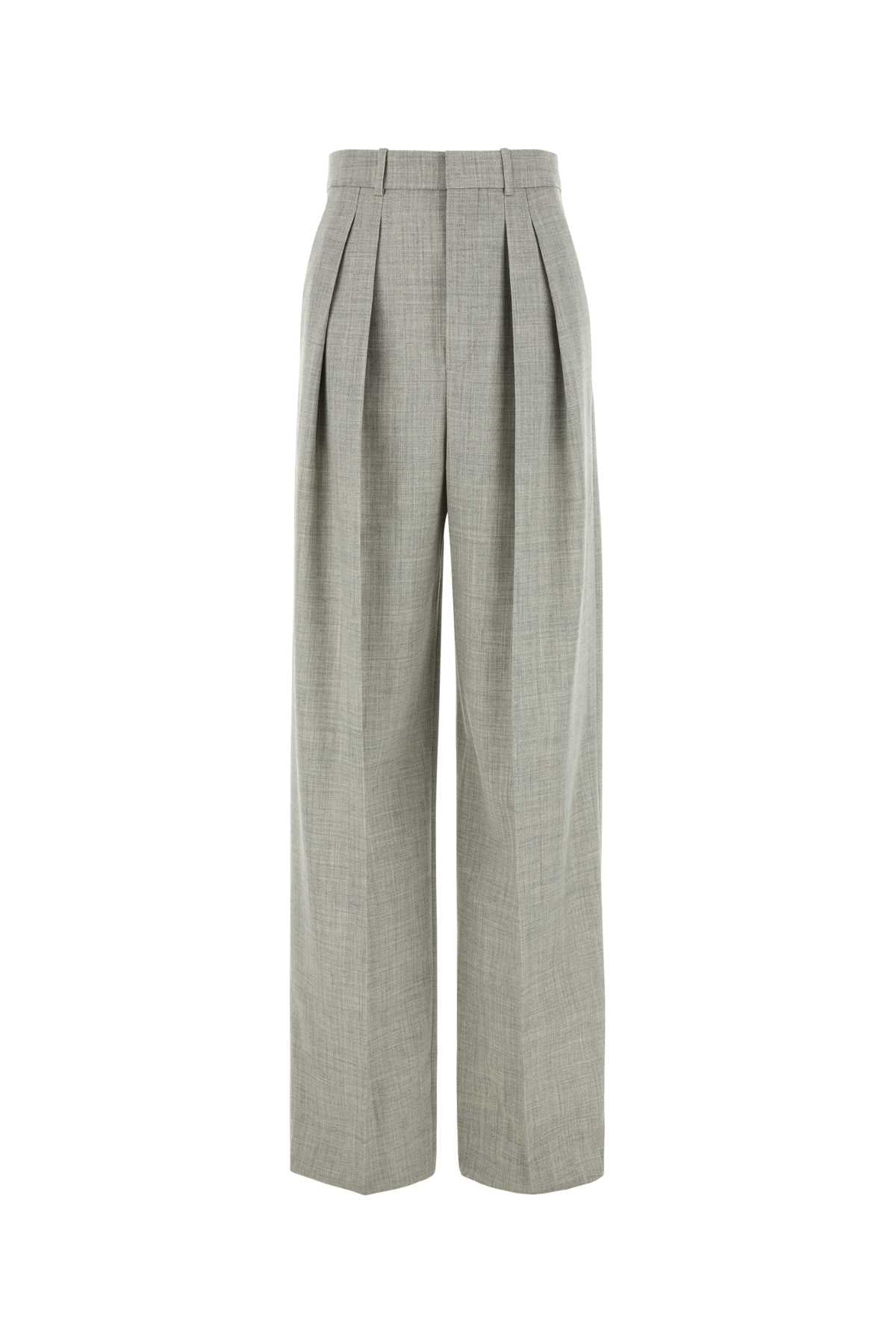 SAINT LAURENT Wool Pants for Women - Version Dro