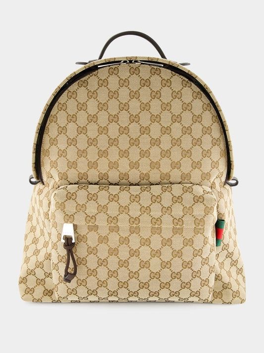 GUCCI Printed Fabric Backpack for Men - FW25 Collection