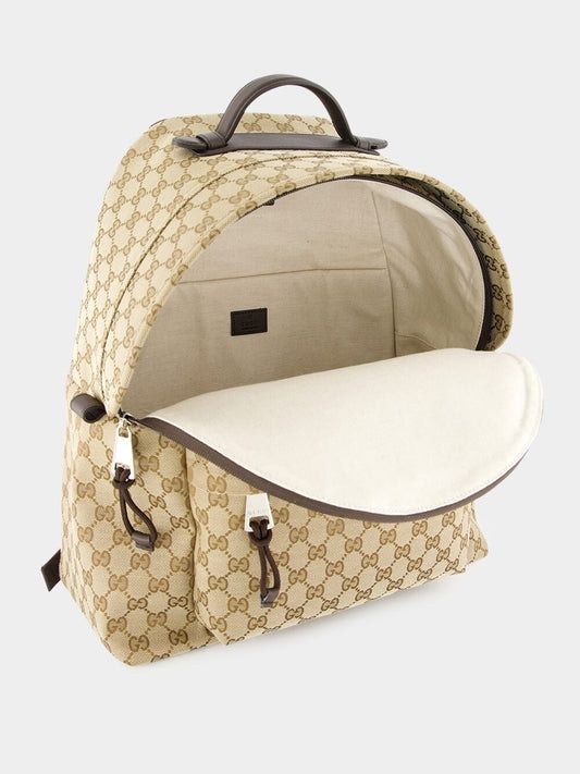 GUCCI Printed Fabric Backpack for Men - FW25 Collection