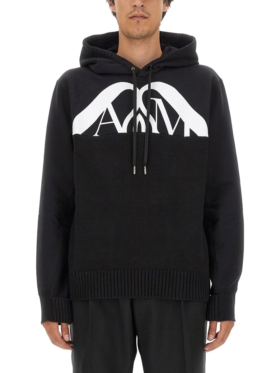 ALEXANDER McQUEEN Oversized Logo Sweatshirt - Size L