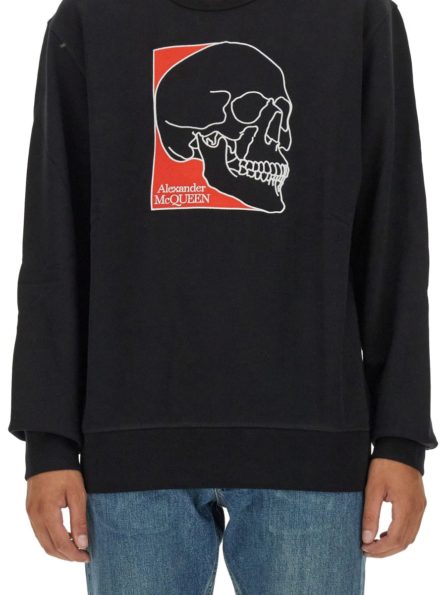 ALEXANDER McQUEEN Men's Regular Fit Logo Sweatshirt - FW23 Collection