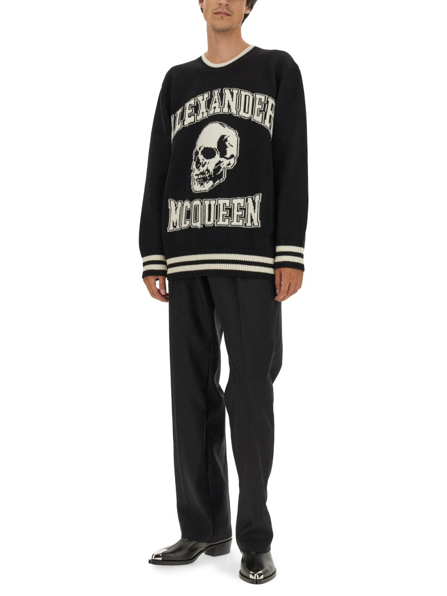 ALEXANDER McQUEEN Varsity Sweater - Regular Fit Size L