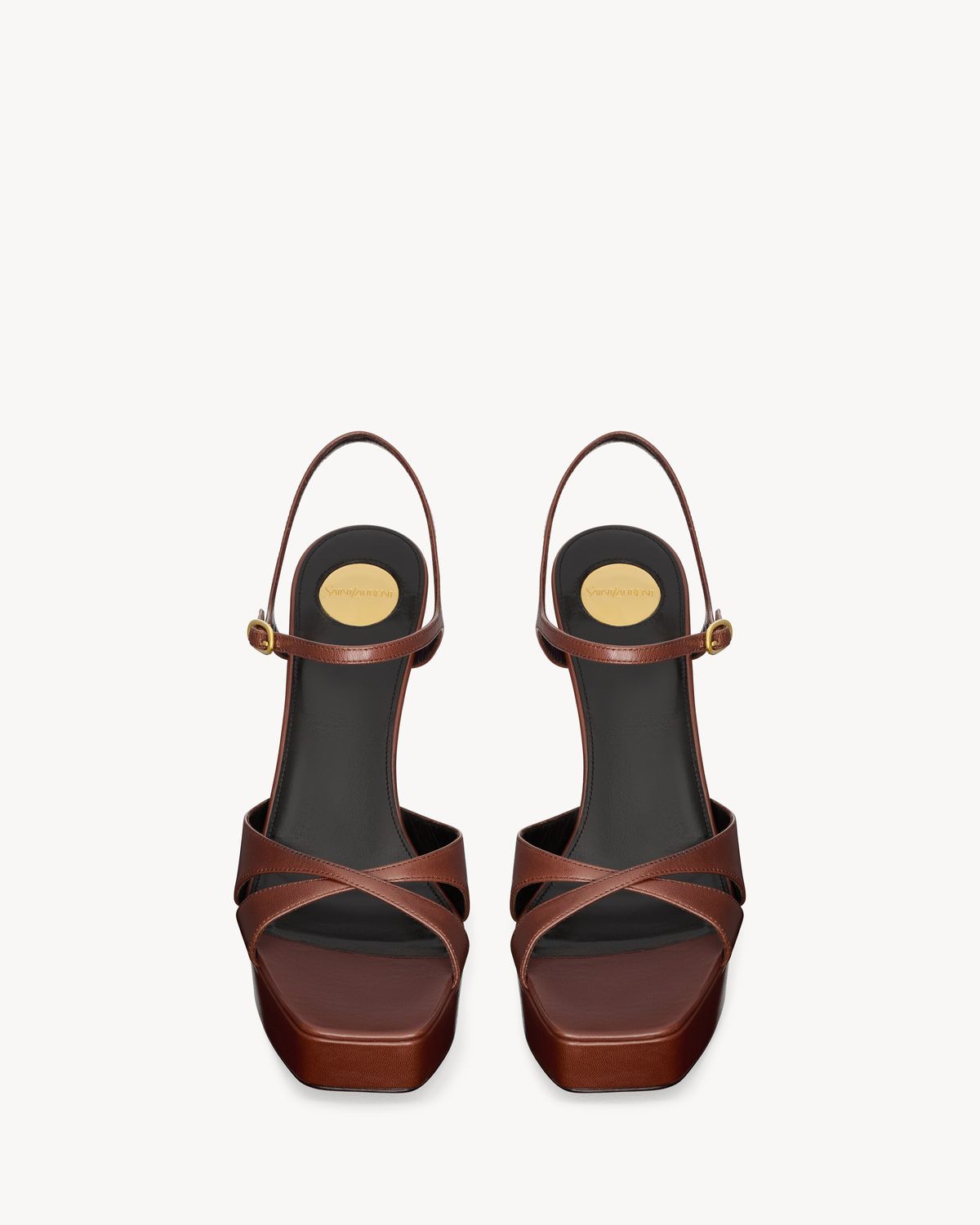 SAINT LAURENT Mini Lambskin Sandals for Women
