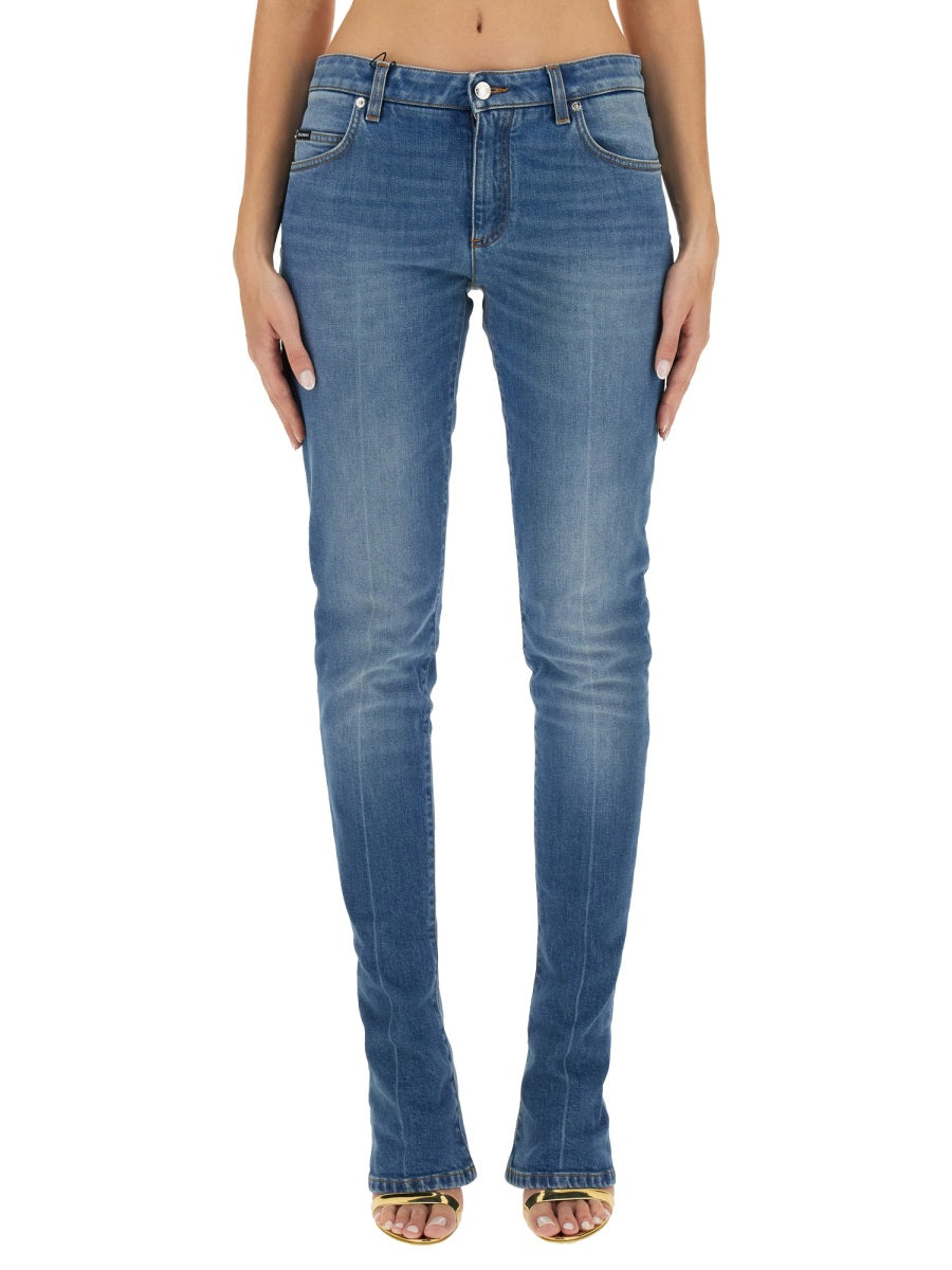 DOLCE & GABBANA Skinny Fit Jeans for Women - Size 40 IT