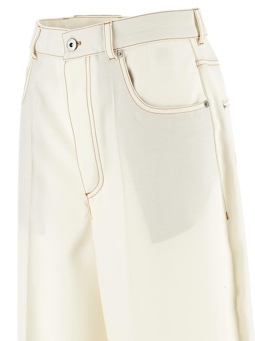 BOTTEGA VENETA Classic Wool Trousers Size 40