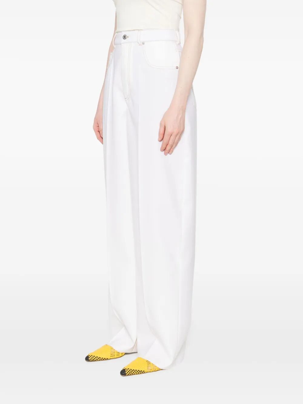 BOTTEGA VENETA Wide-Leg Denim Trousers for Women