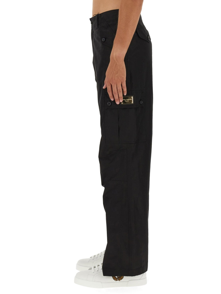 DOLCE & GABBANA Wide Leg Pants - Size 48