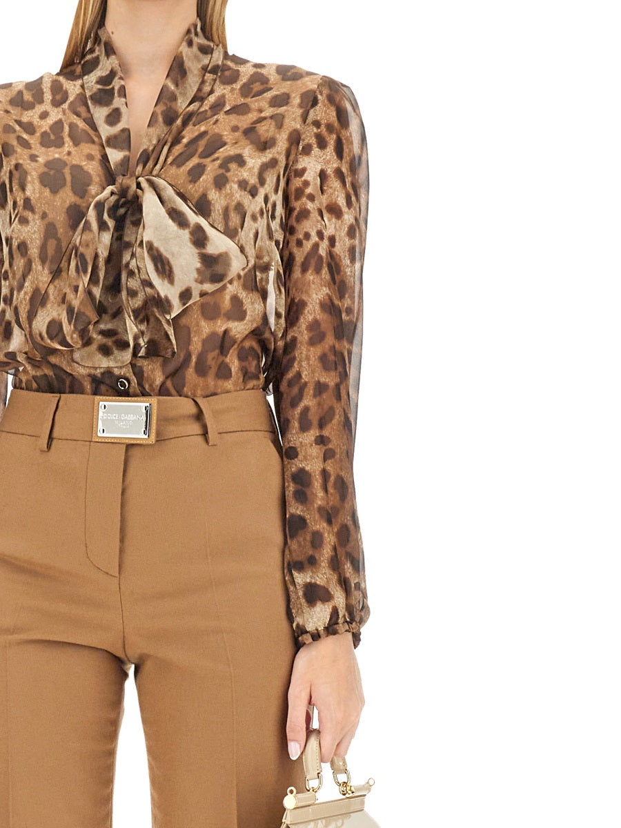 DOLCE & GABBANA Satin Shirt - Size 42 IT