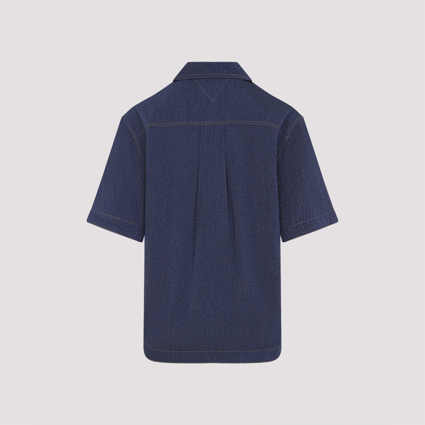 BOTTEGA VENETA Men's Superlight Wool Blend Drill Shirt