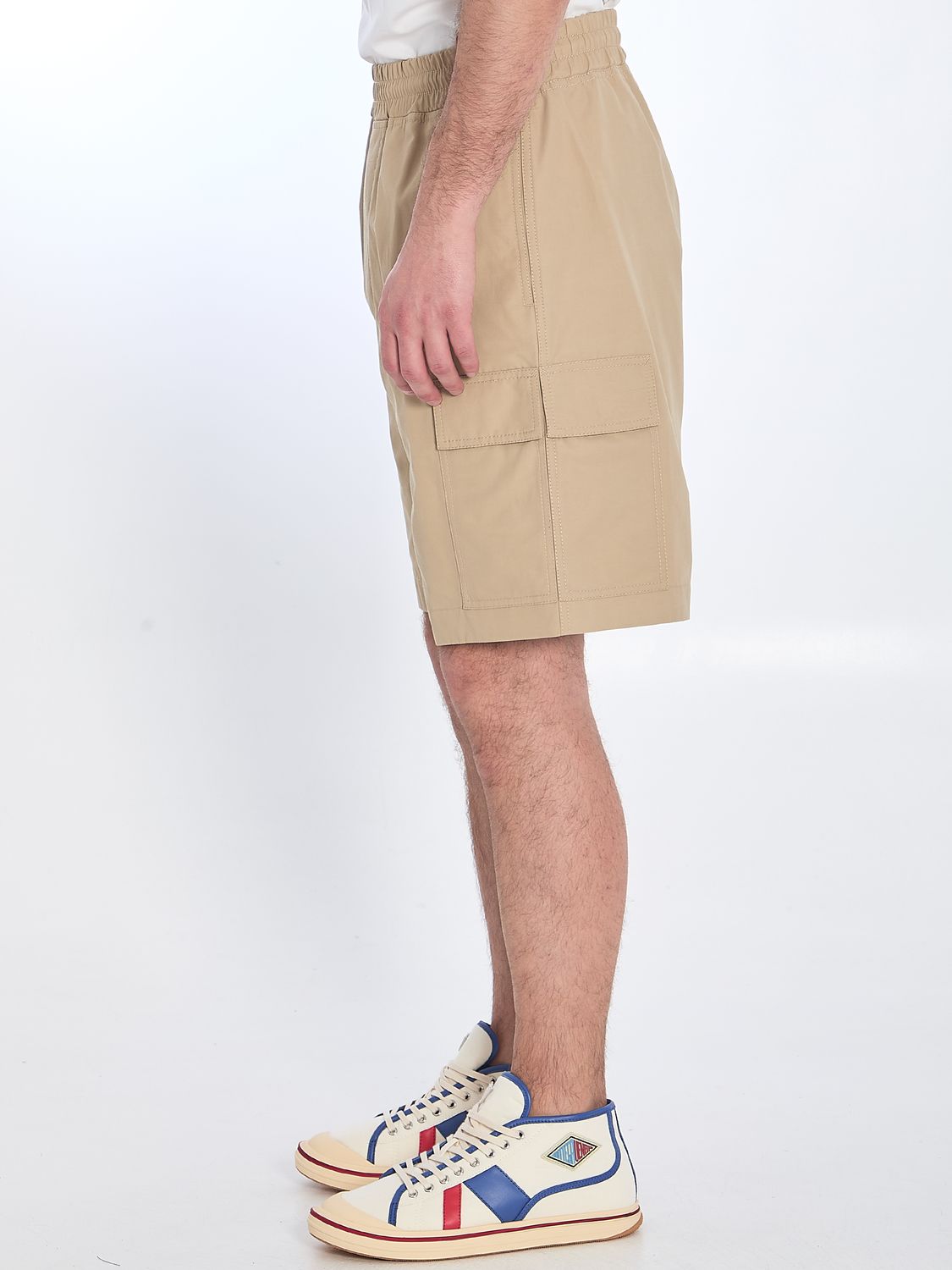 BOTTEGA VENETA Nylon Blend Bermuda Shorts for Men - SS25 Collection