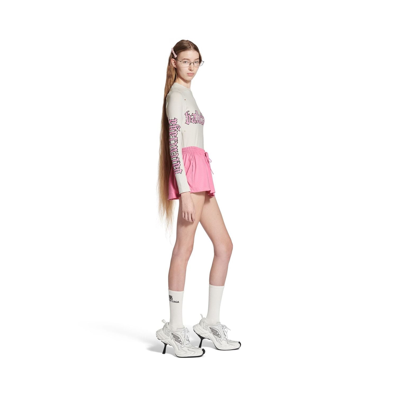 BALENCIAGA Fitted Long Sleeve T-Shirt