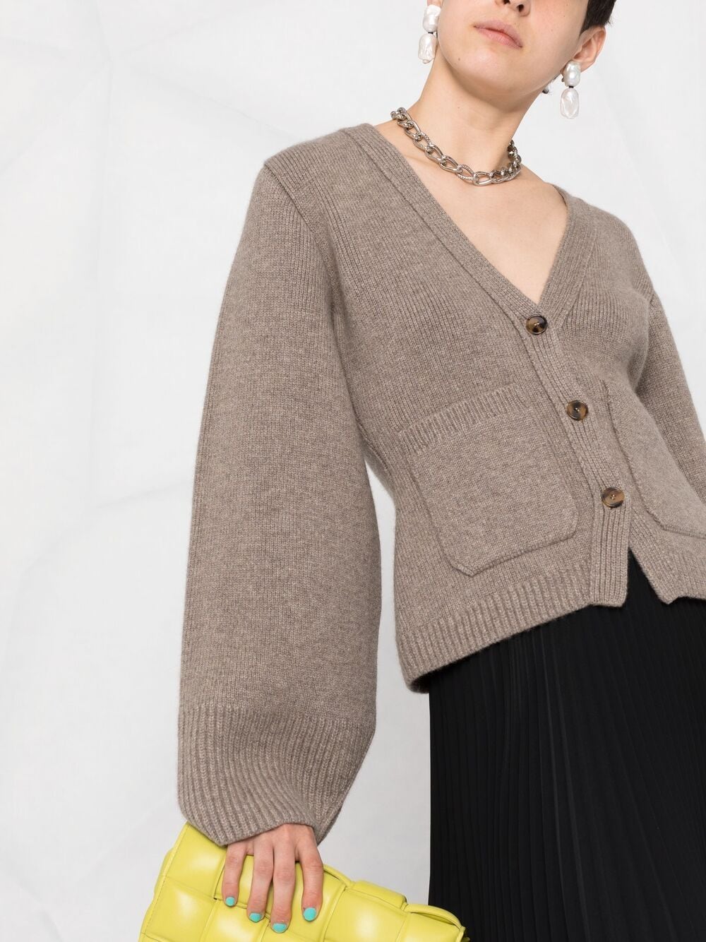 KHAITE Scarlet Cashmere Cardigan