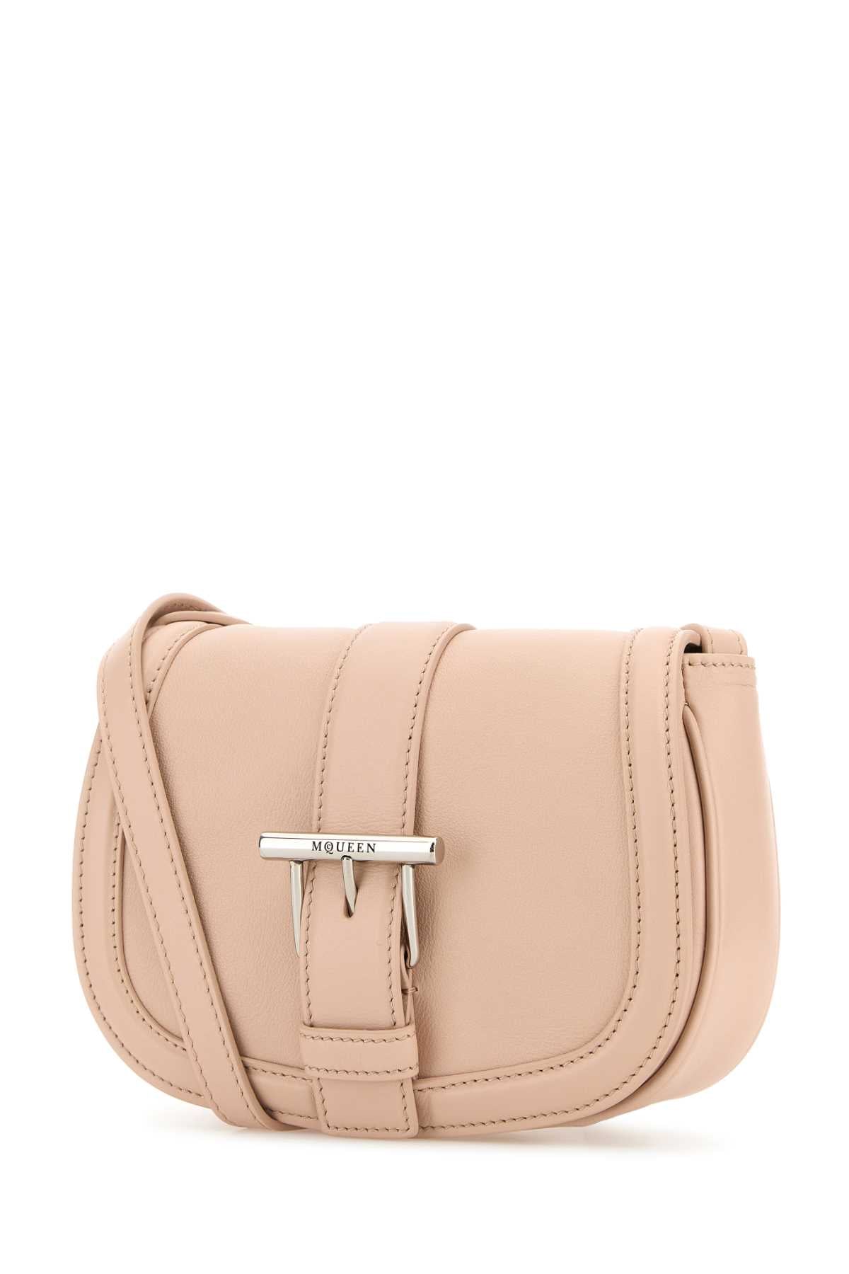 ALEXANDER MCQUEEN Mini Leather Satchel Crossbody Handbag