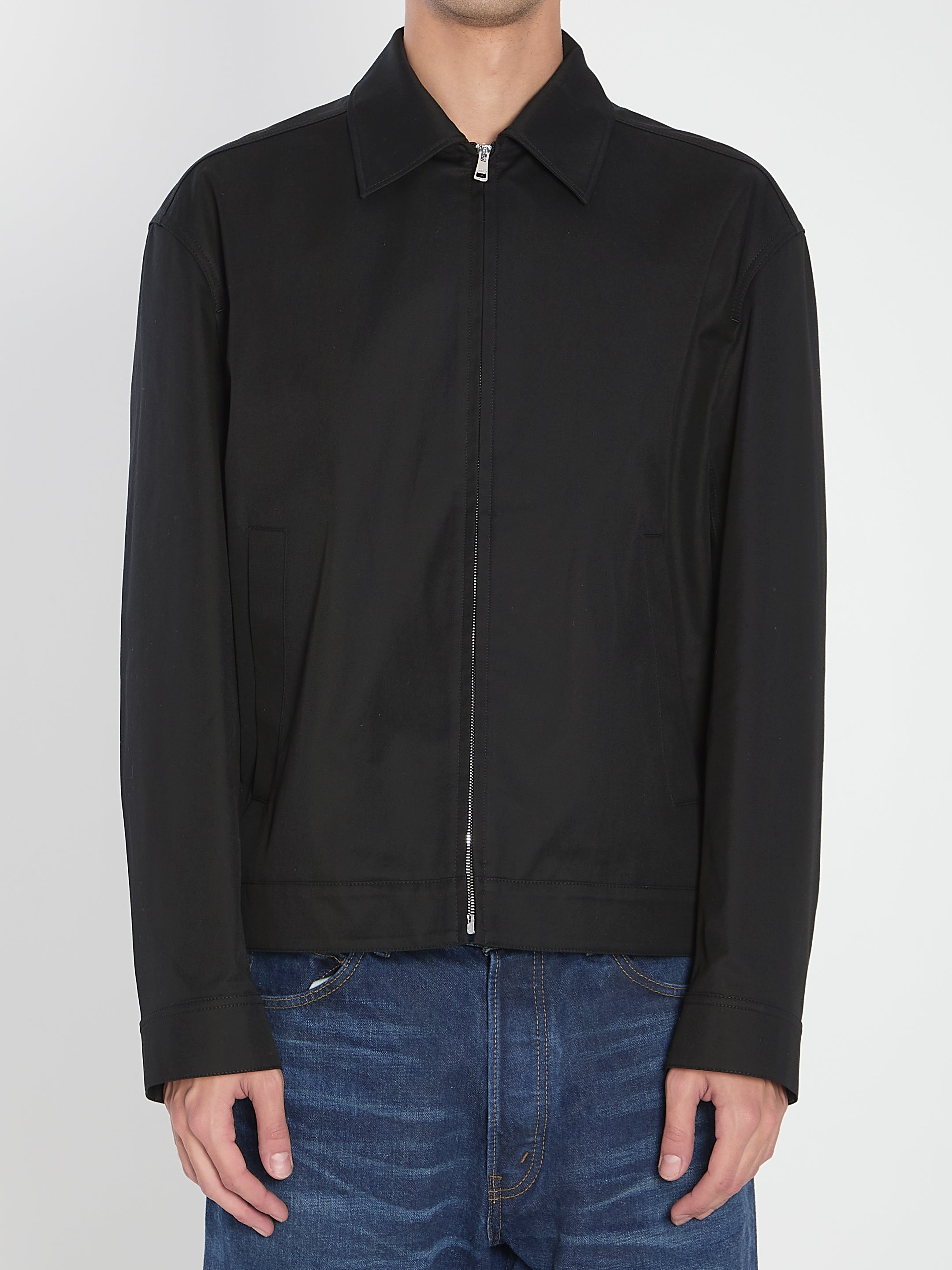 GUCCI Men's Cotton Twill Jacket - Size 50