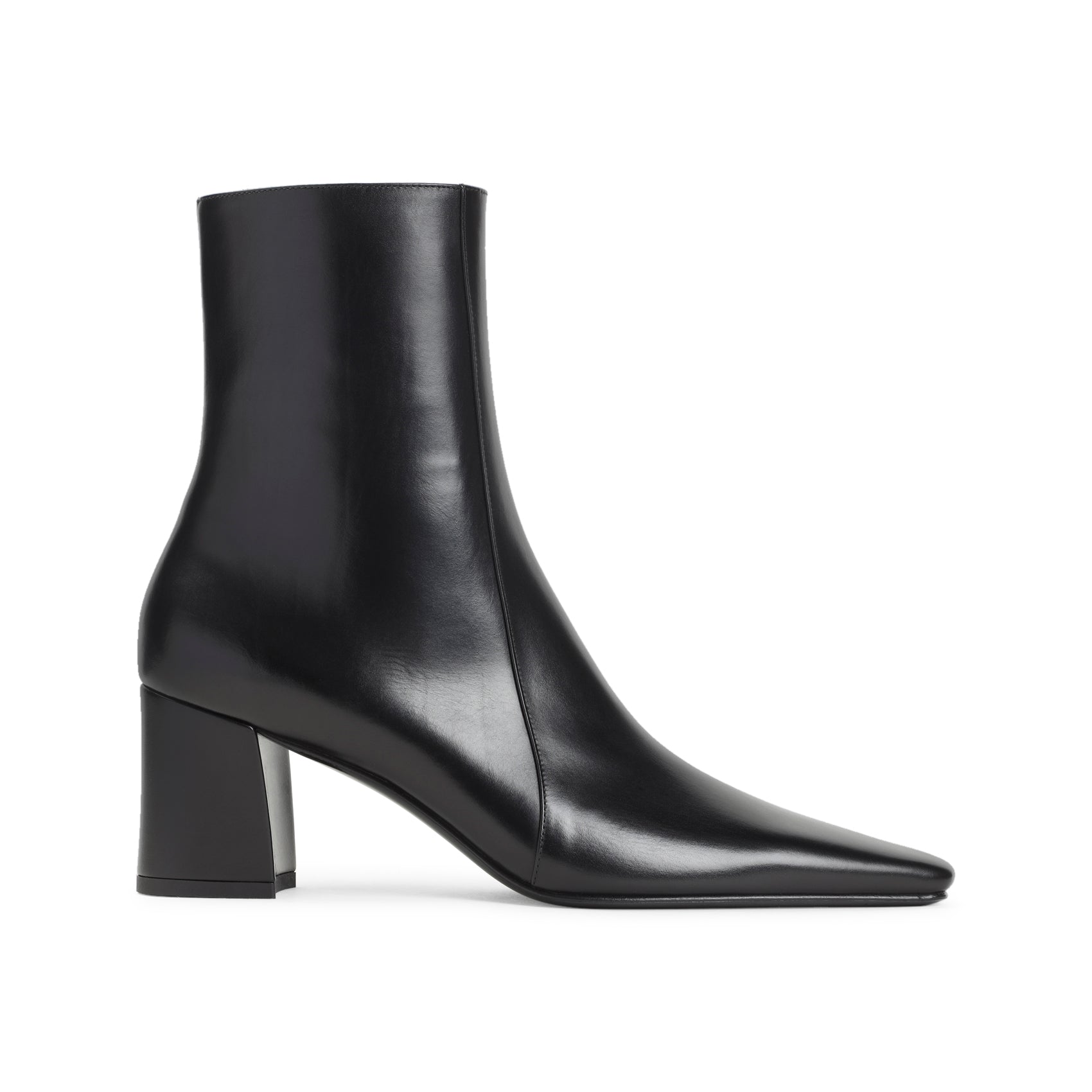 SAINT LAURENT Elegant Women's Leather Rain Boots