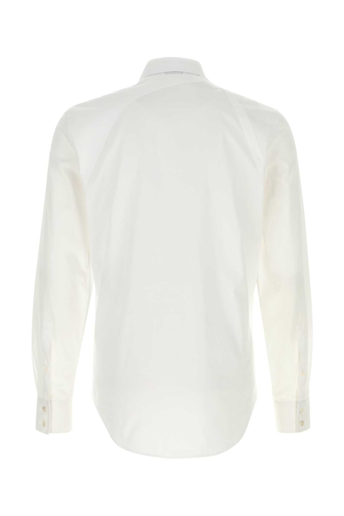 ALEXANDER MCQUEEN Classic Poplin Shirt for Men - FW25 Collection