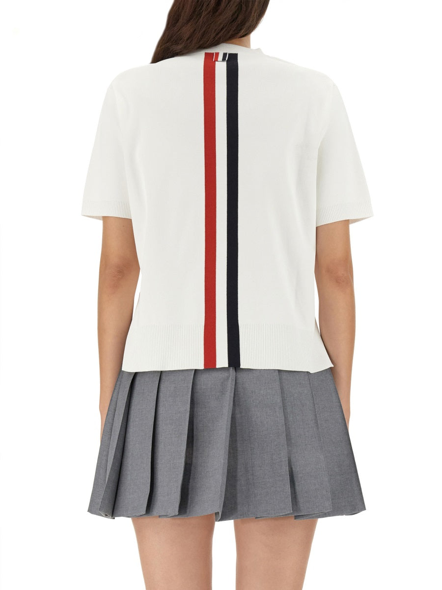 THOM BROWNE Boxy Fit T-Shirt - Women
