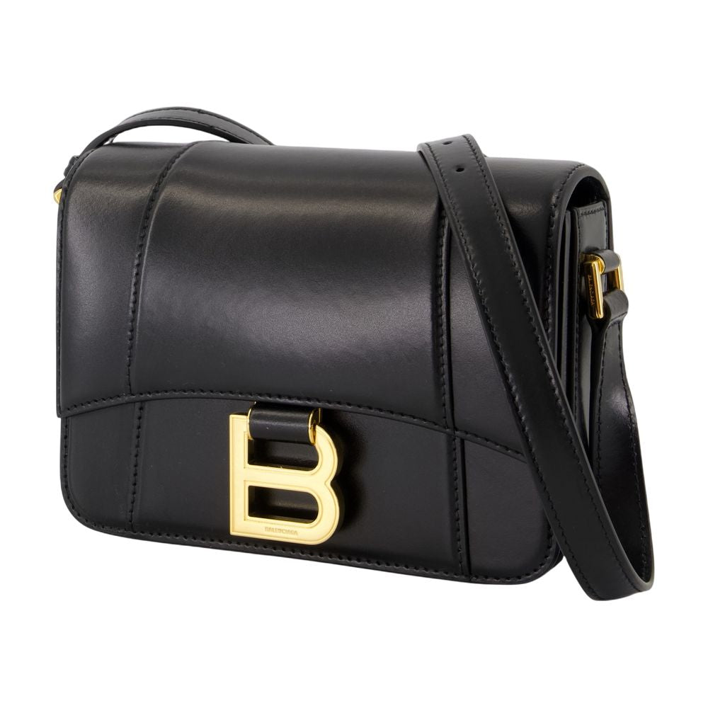 BALENCIAGA Mini Hourglass Flap Crossbody Bag