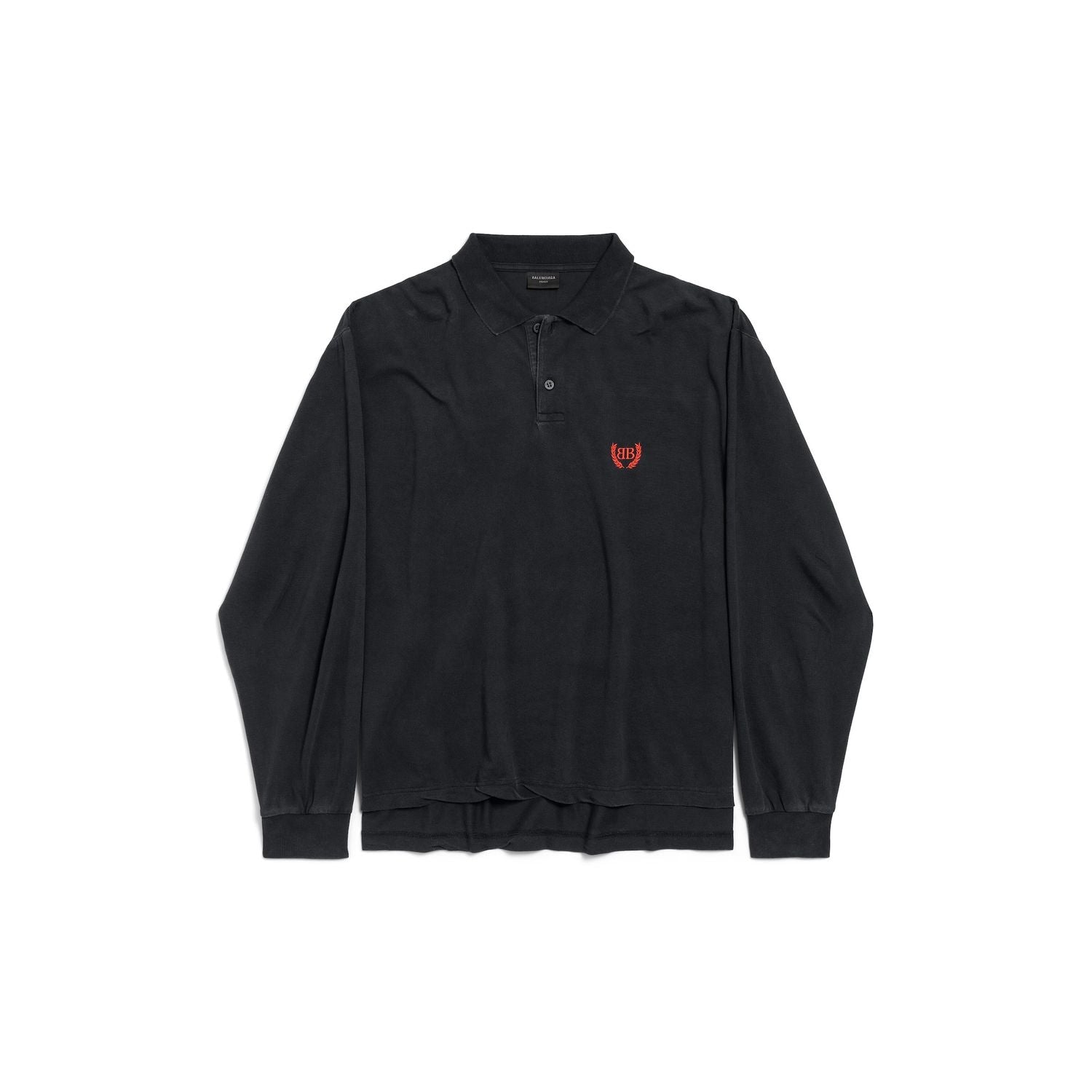 BALENCIAGA Classic Long Sleeve Polo Shirt - Unisex
