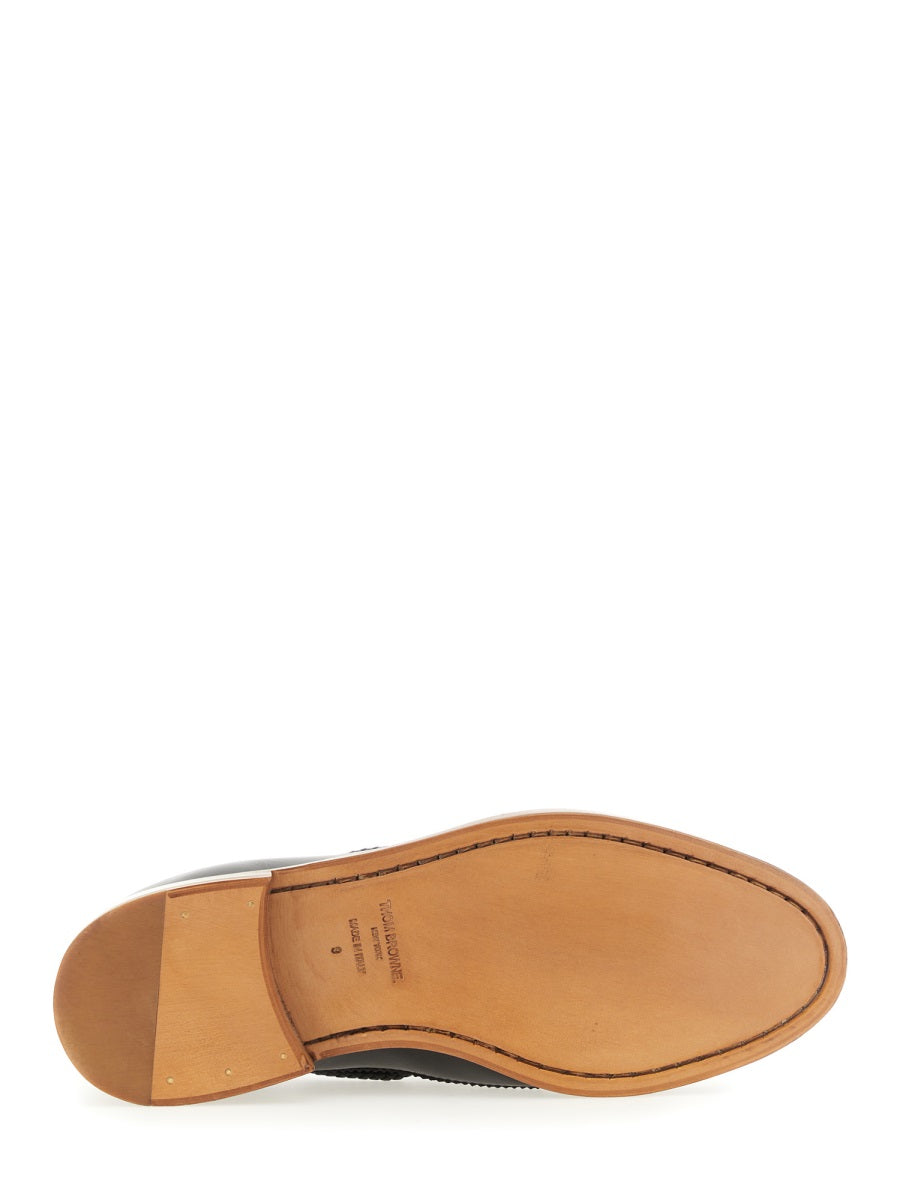 THOM BROWNE Premium Boat Moccasin for Men