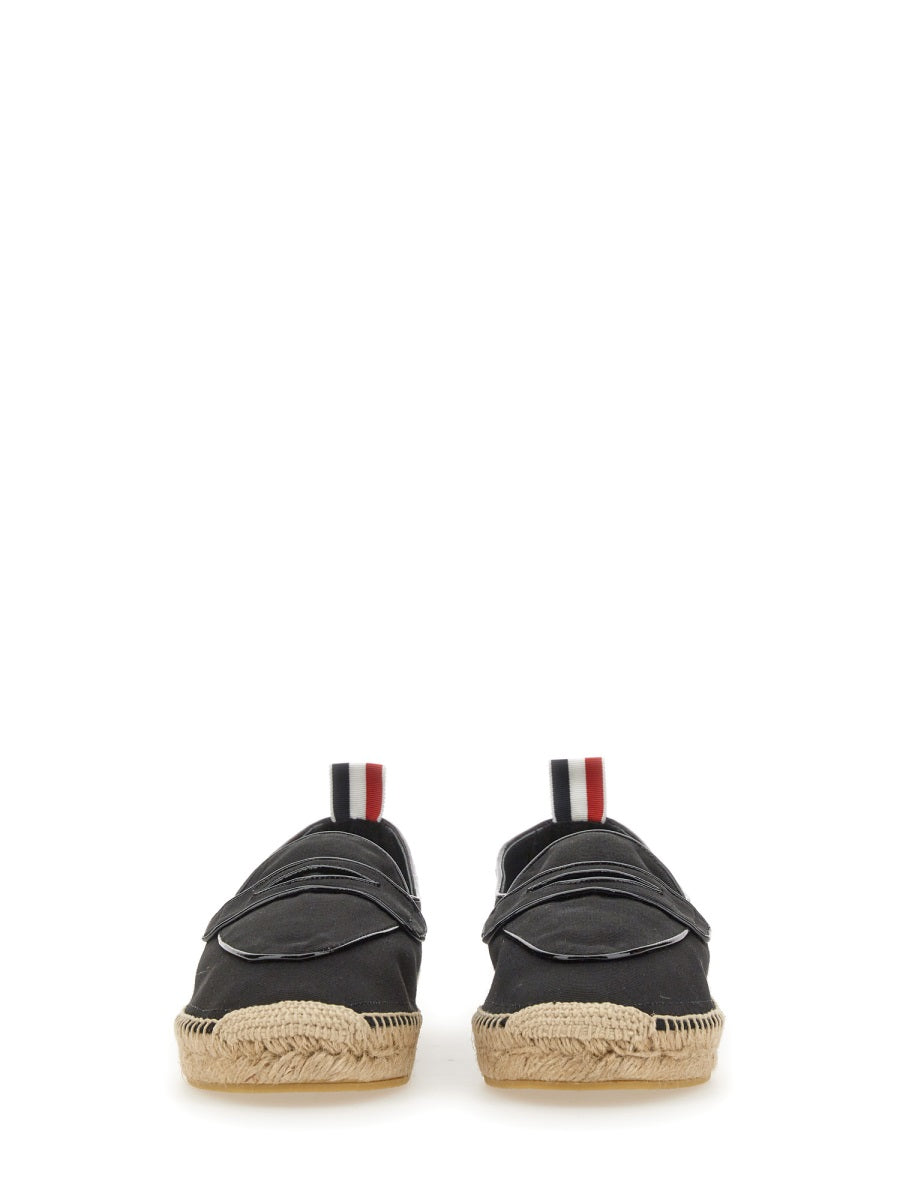 THOM BROWNE Penny Varsity Espadrille Loafers - Women’s