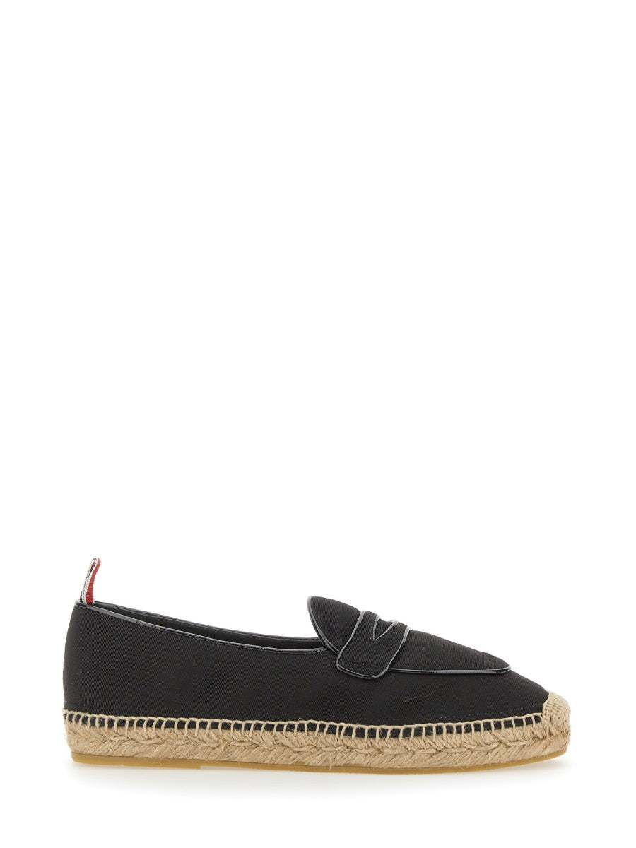 THOM BROWNE Penny Varsity Espadrille Loafers - Women’s