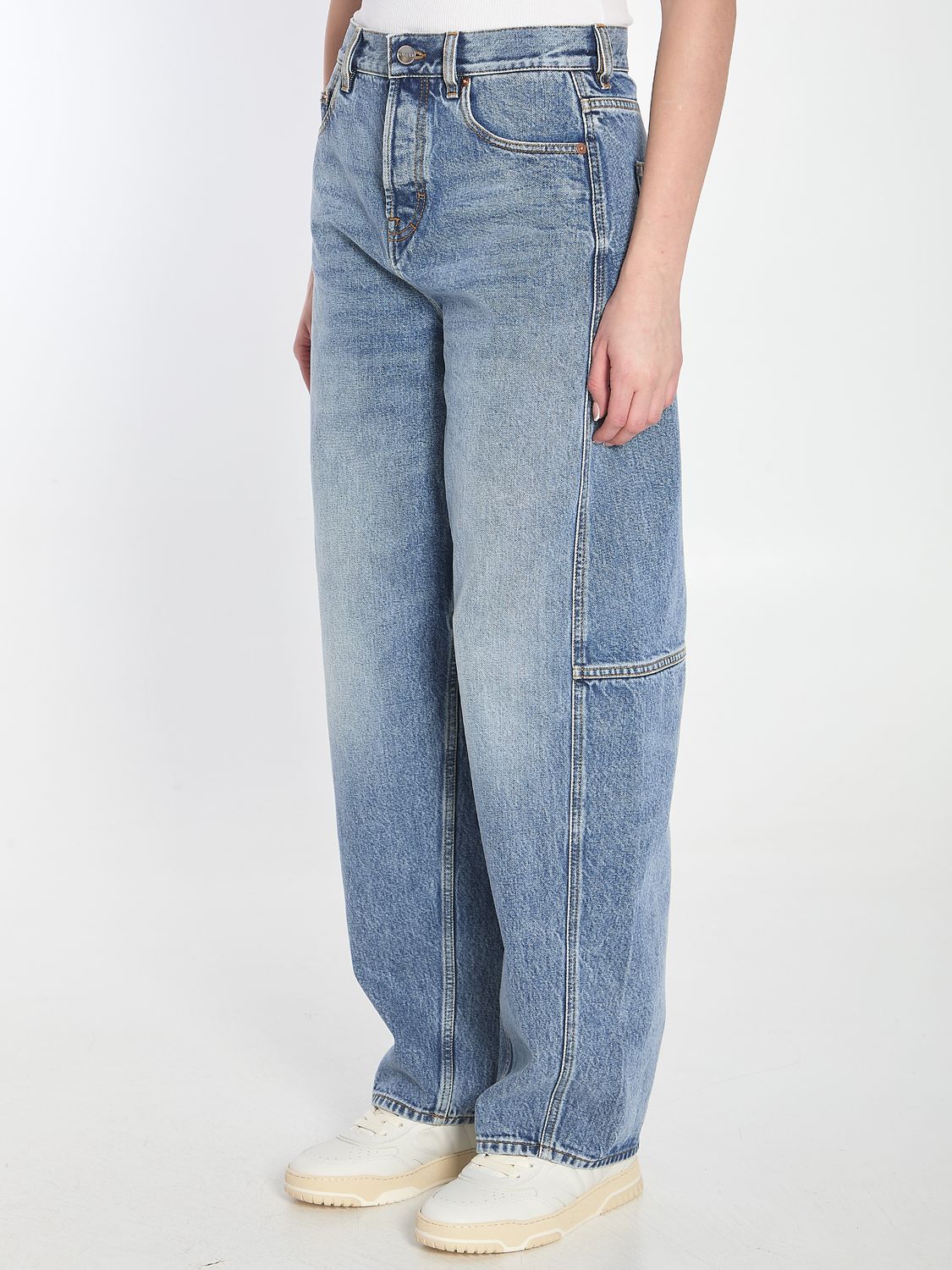 GUCCI Wide-Leg Jeans for Women - SS25 Collection