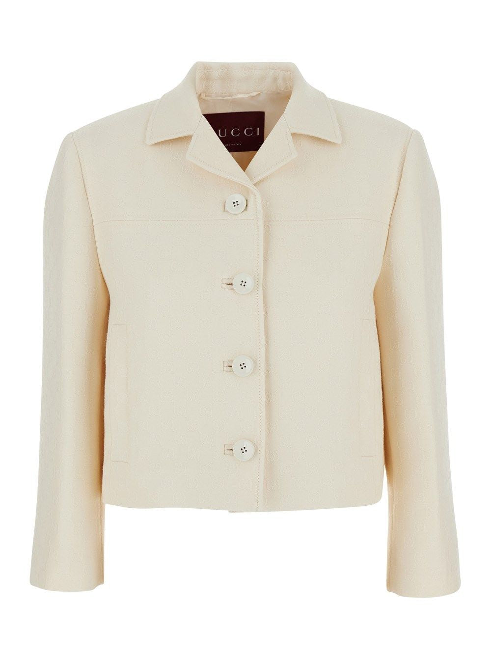 GUCCI Elegant Women's Wool and Silk Jacket