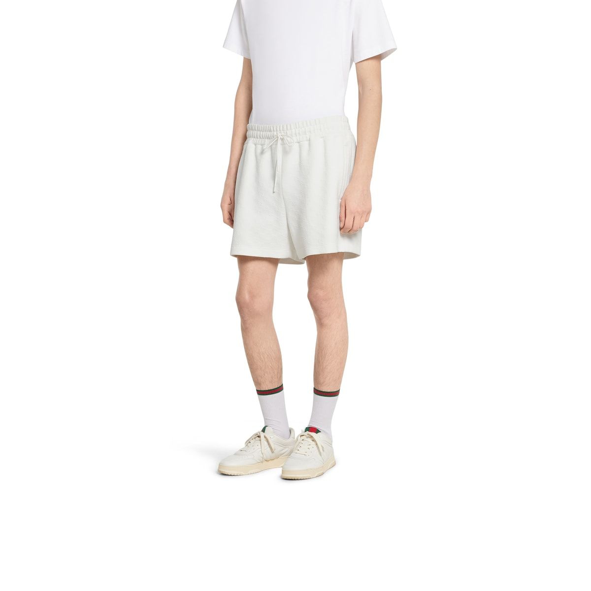 GUCCI Padded Basket Shorts for Men - FW25