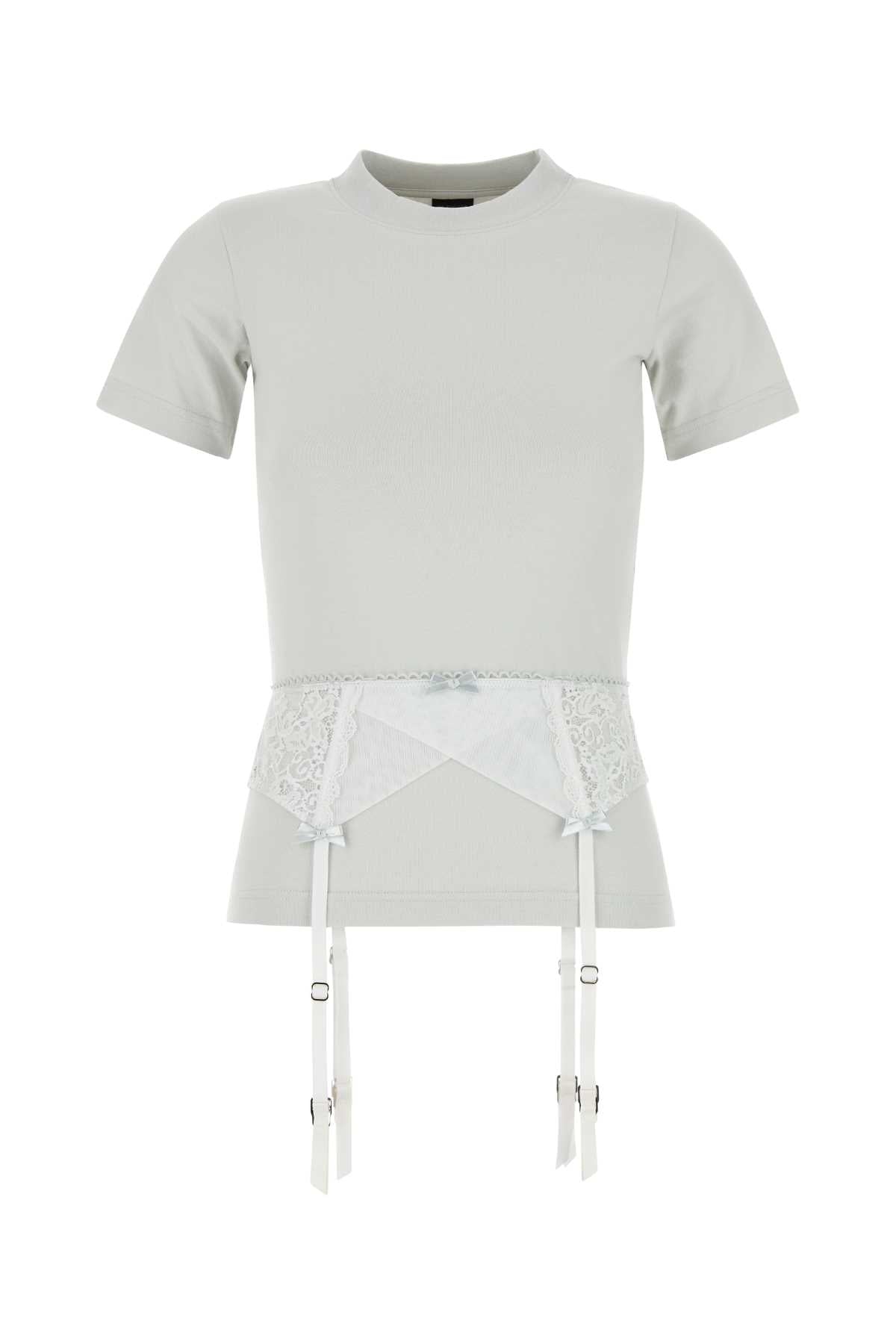 BALENCIAGA Chalk Stretch Cotton T-Shirt