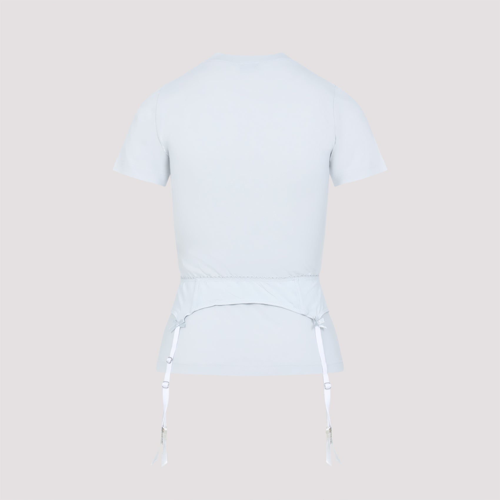 BALENCIAGA Chalk Stretch Cotton T-Shirt