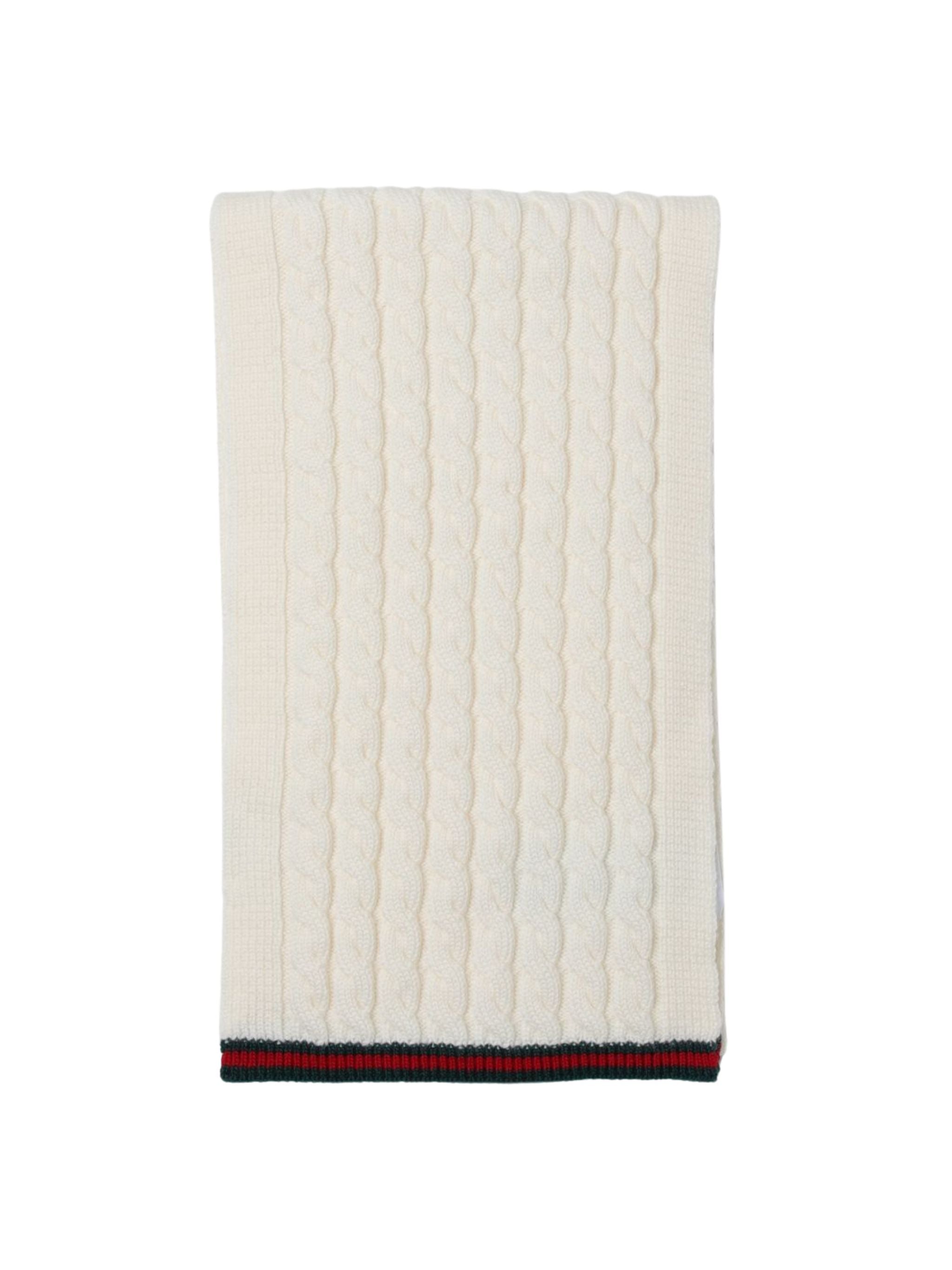 GUCCI KIDS Junior Long Tricot Scarf