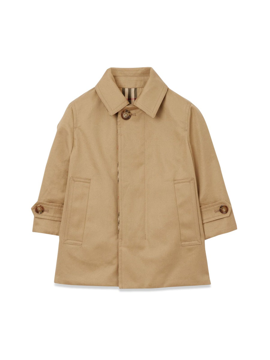BURBERRY Mini Raincoat for Boys - Fashionable Outdoor Essential