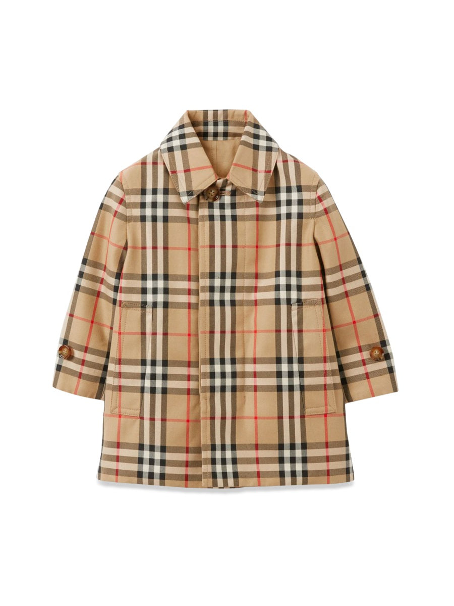 BURBERRY Mini Raincoat for Boys - Fashionable Outdoor Essential