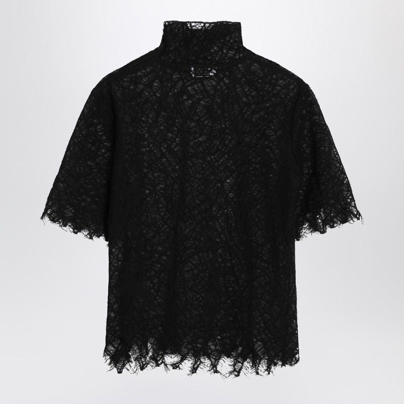 ALEXANDER MCQUEEN Spiderweb Lace Top