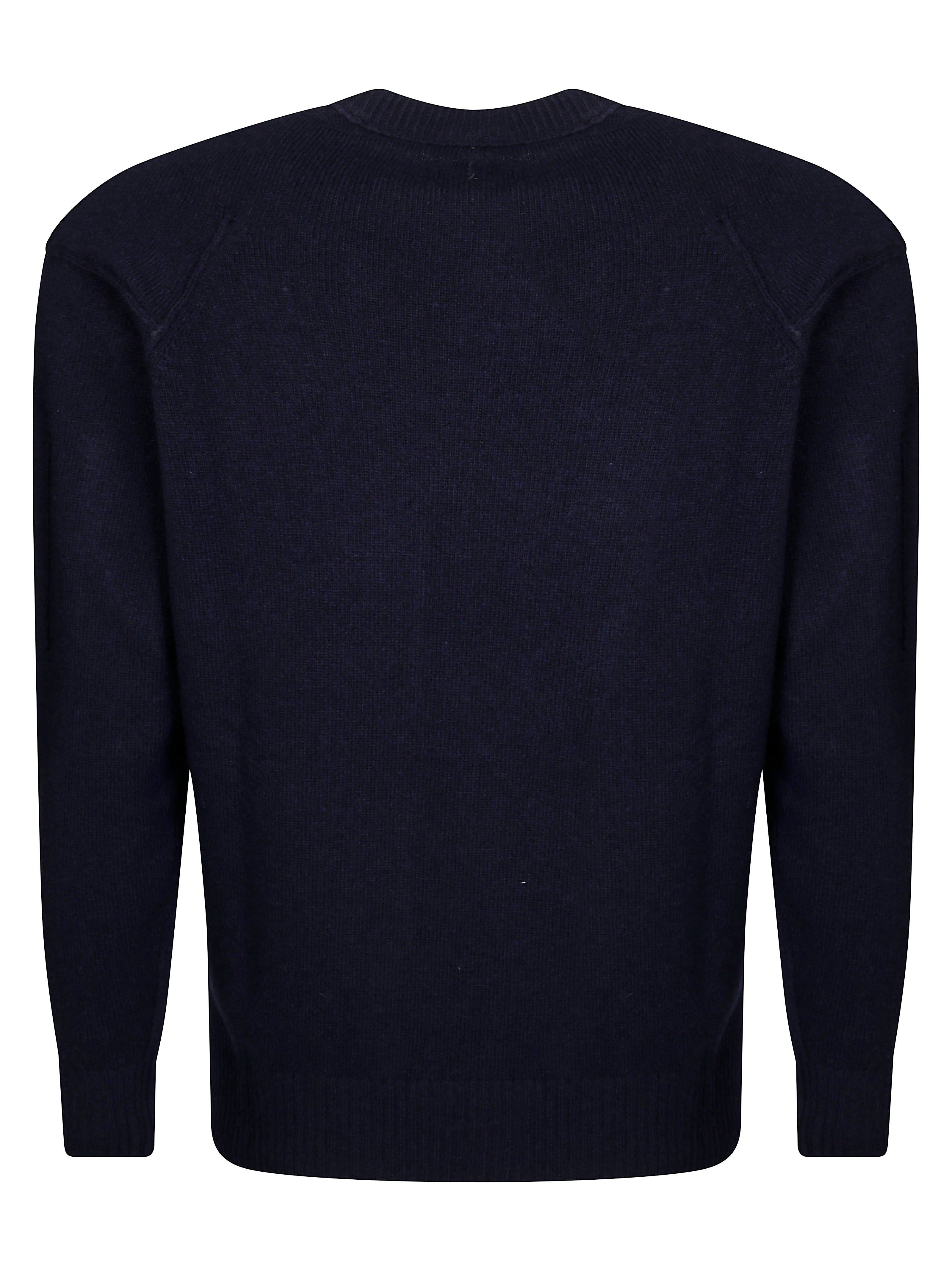 CP COMPANY Lambswool Knitwear Crew Neck Sweater