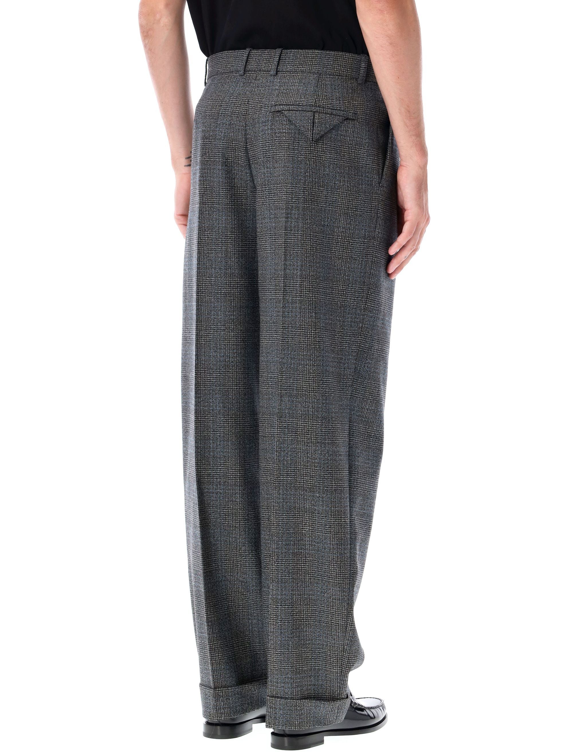 BOTTEGA VENETA Prince of Wales Wool Pant - Size 48