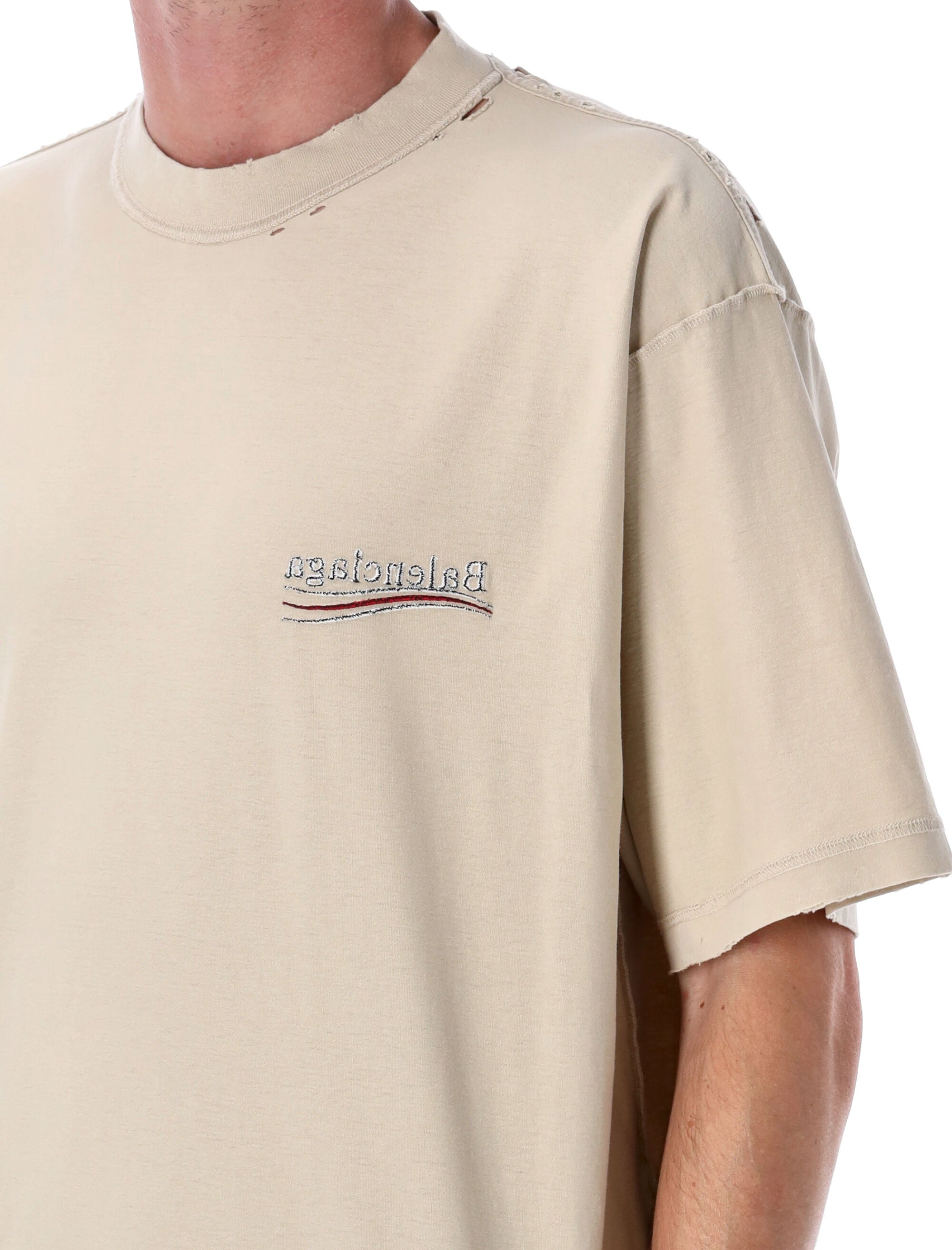 BALENCIAGA Oversized Cotton T-Shirt for Men