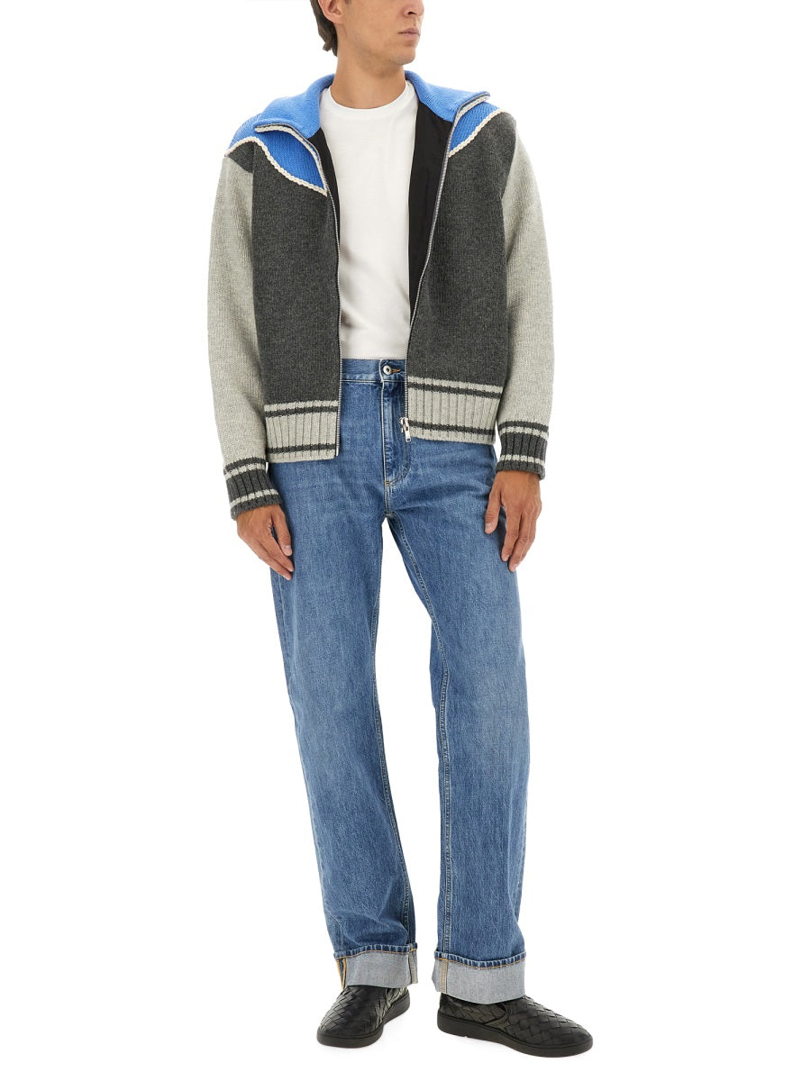 BOTTEGA VENETA Men's Zip Shirt - Size XL