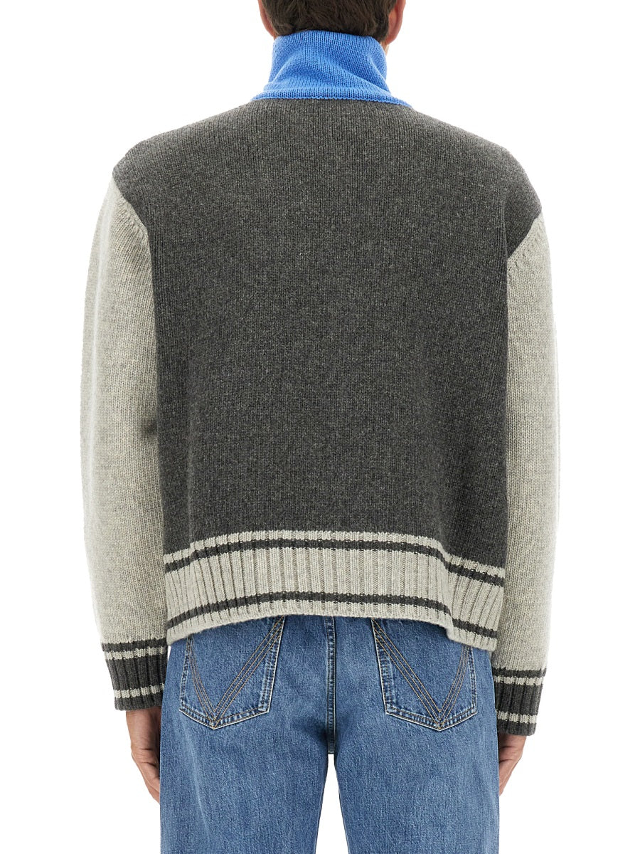 BOTTEGA VENETA Men's Zip Shirt - Size XL