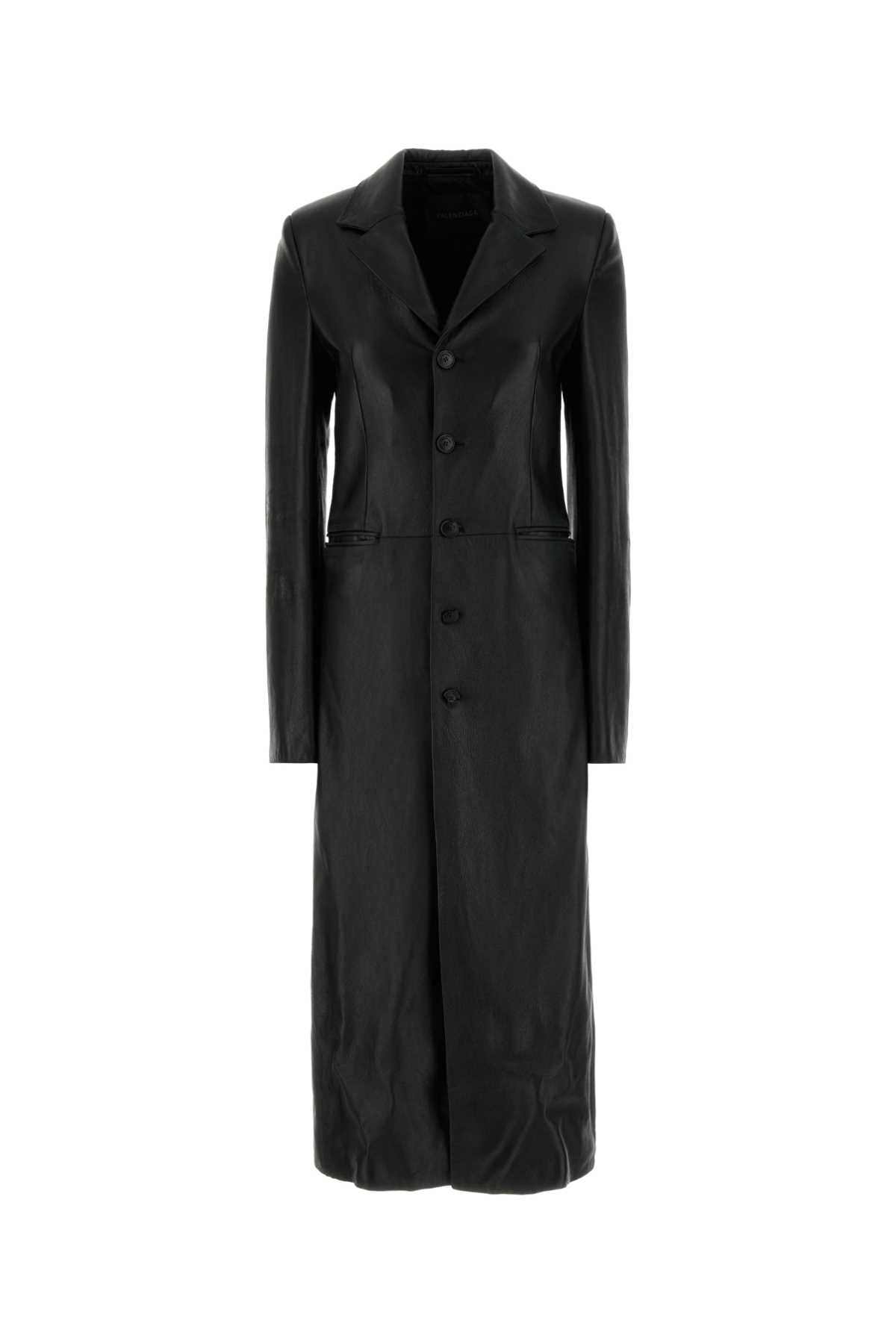 BALENCIAGA Slim Fit Leather Jacket