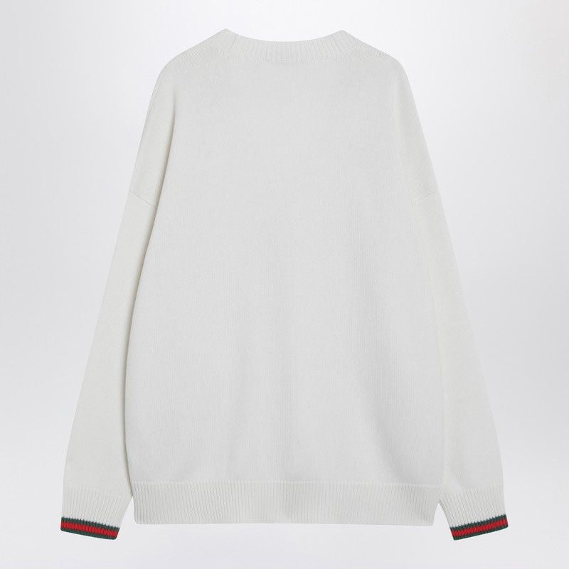 GUCCI Wool Cashmere Blend Cardigan with V-Neckline for Women