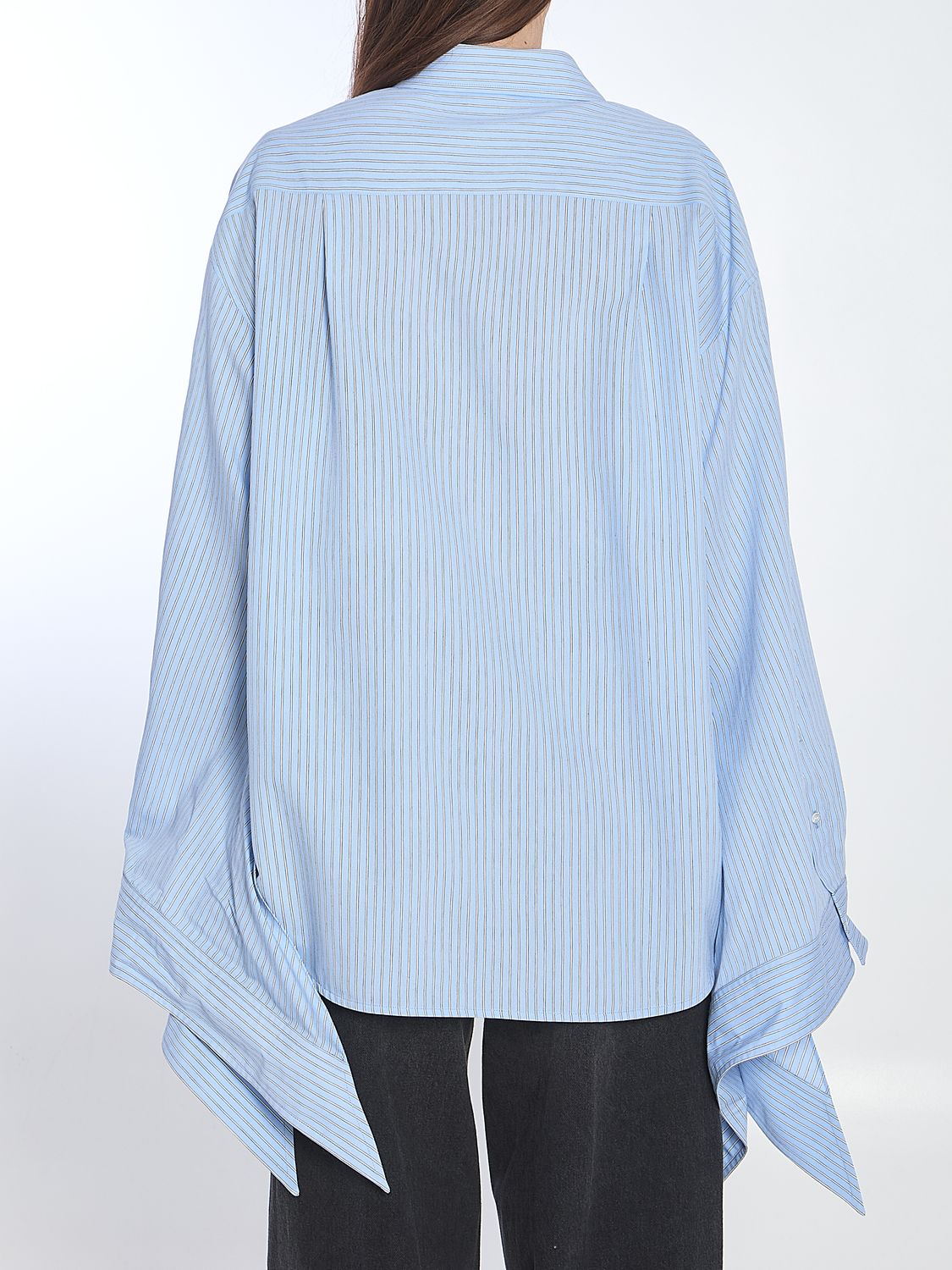 BALENCIAGA Knotted Cuff Blouse - Size 2