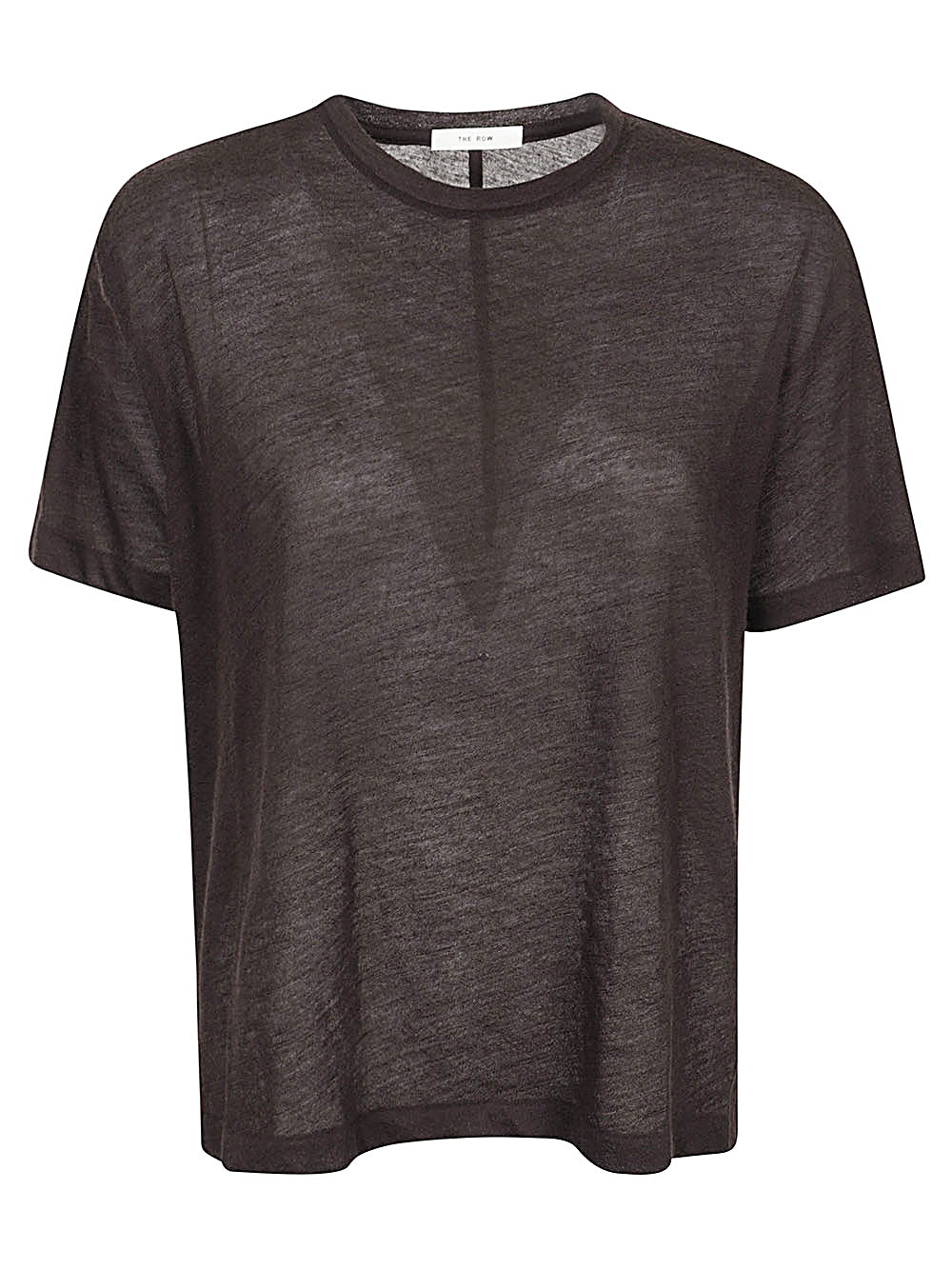 THE ROW Lila Cashmere Top - Women's Short Sleeve Crew Neck