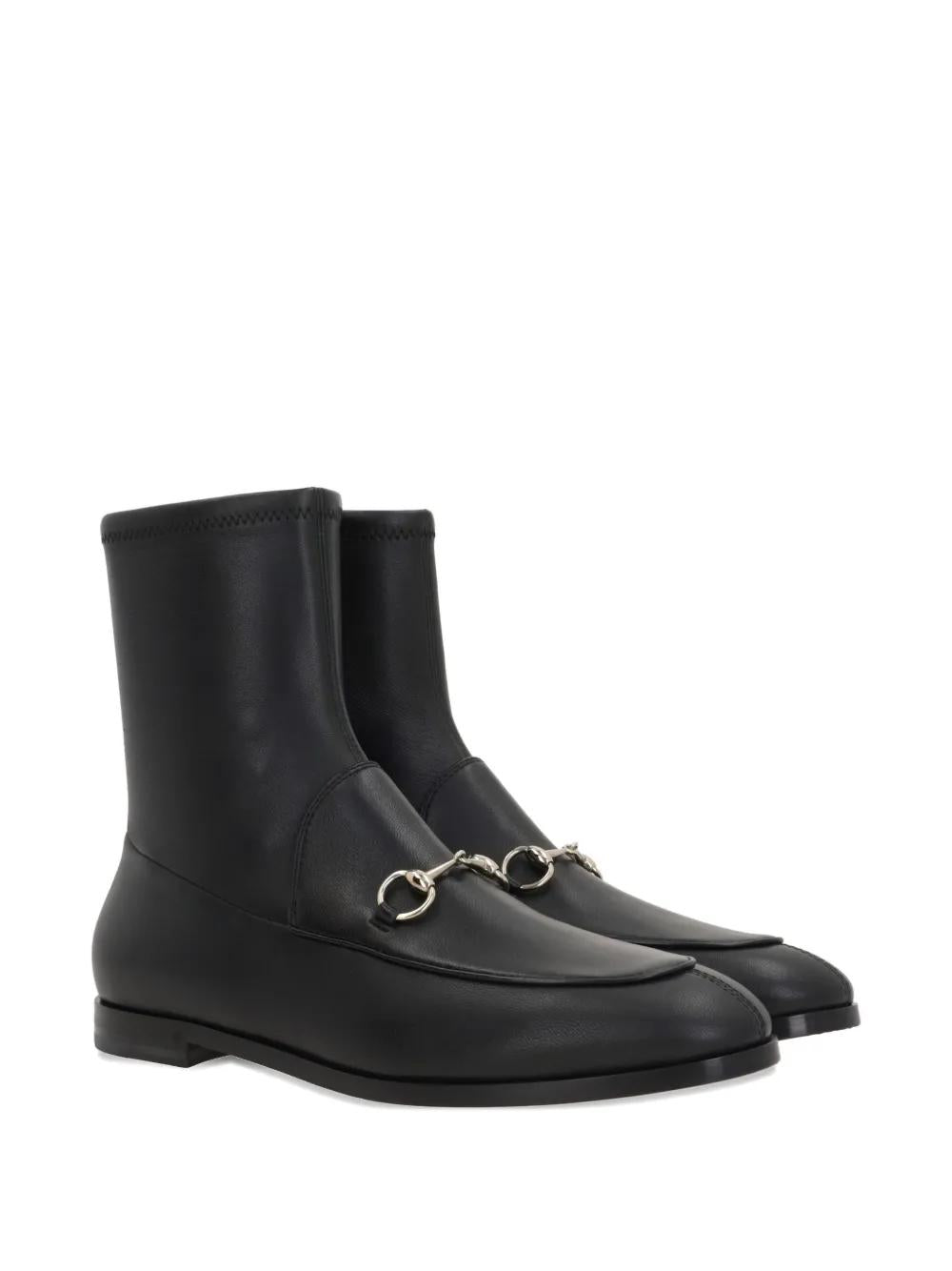 GUCCI Elegant Ankle Boots with Signature Horsebit Detail